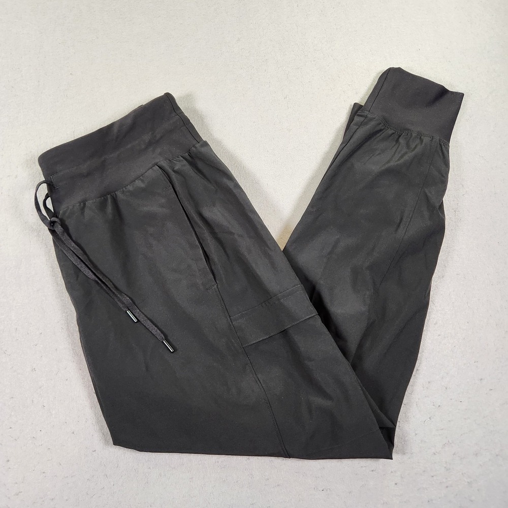 CALIA Women Journey Trueligh Cargo Joggers Black Stretch Active Pants Small NWT